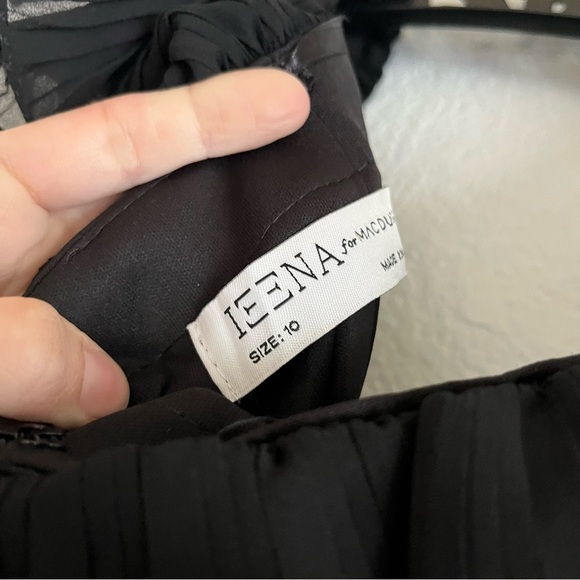 Mac Duggal Off The Shoulder Ruffle Column Gown Black 49643 - Picture 6 of 7